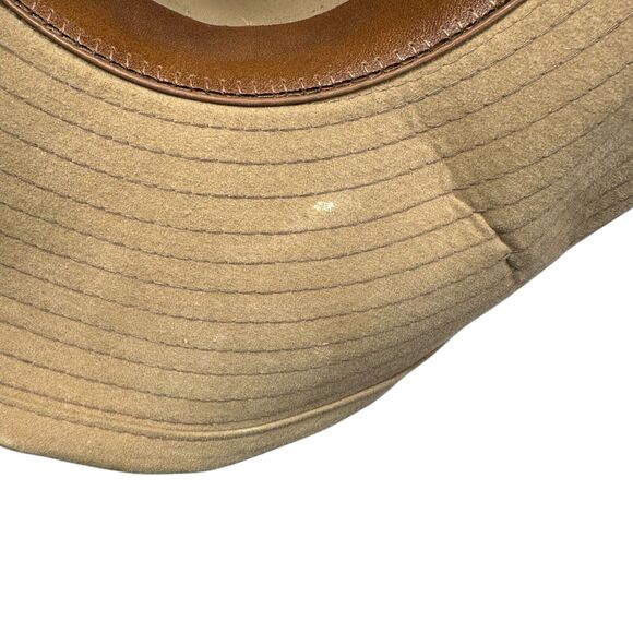 Resistol Stagecoach Cowboy Hat Men’s 7 Brown Wide Brim Western Suede Leather - Picture 10 of 14